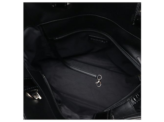Timeless Borsa Tote PM Chanel Paris Biarritz Nero - vista 8