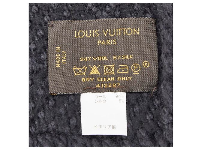 Logomania Monogramm Schal von Louis Vuitton Schwarz - Ansicht 3