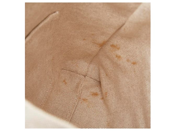 Sac cabas Foul Tou d'Hermès Marron Beige - vue 6