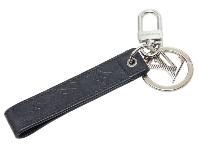 Portachiavi Dragonne Monogram Shadow Louis Vuitton Nero Argento - vista 2