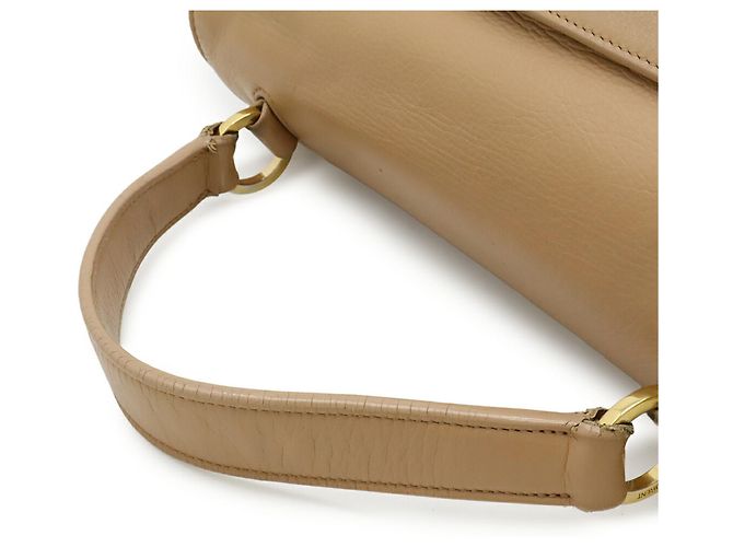 Borsa a mano/spalla in pelle rosa beige Yves Saint Laurent - vista 6