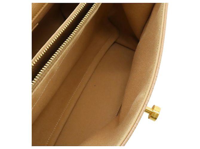 Borsa a mano/spalla in pelle rosa beige Yves Saint Laurent - vista 8
