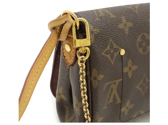 Borsa a Spalla Monogram Favorite PM di Louis Vuitton Marrone - vista 5