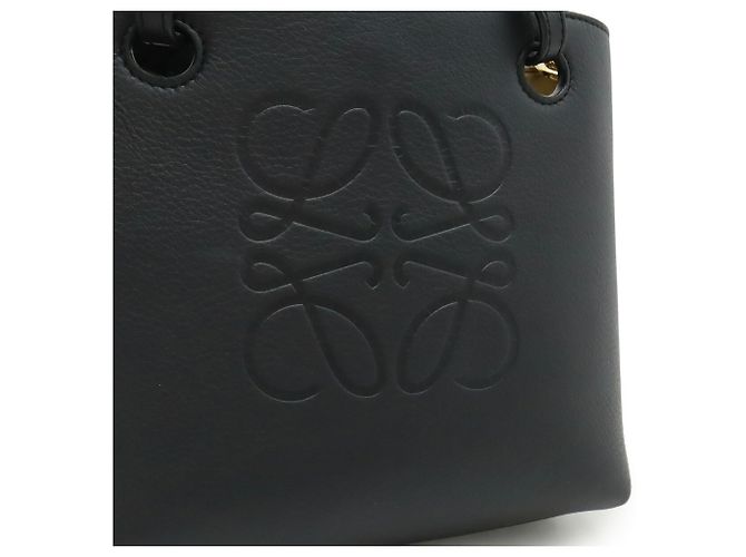 Loewe Inflated Anagram Mini Tote Bag Schwarz - Ansicht 10