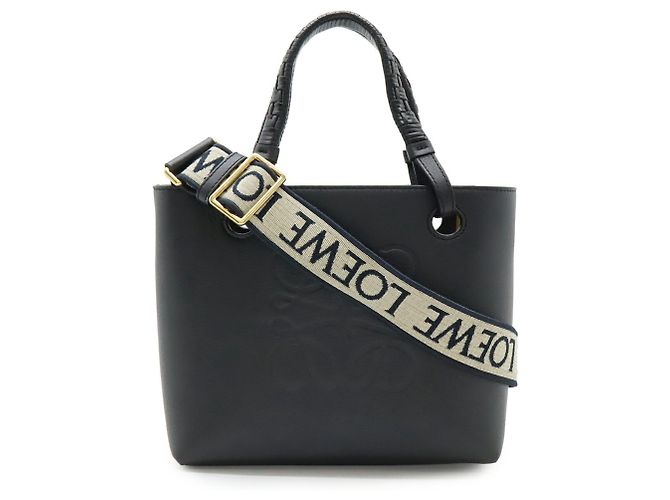 Loewe Inflated Anagram Mini Tote Bag Schwarz - Ansicht 2