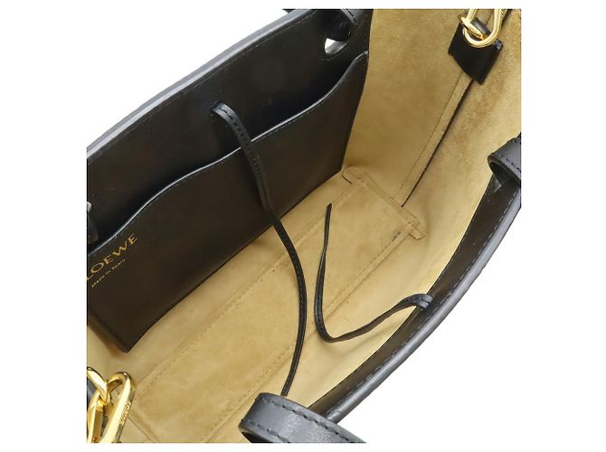 Loewe Inflated Anagram Mini Tote Bag Schwarz - Ansicht 6
