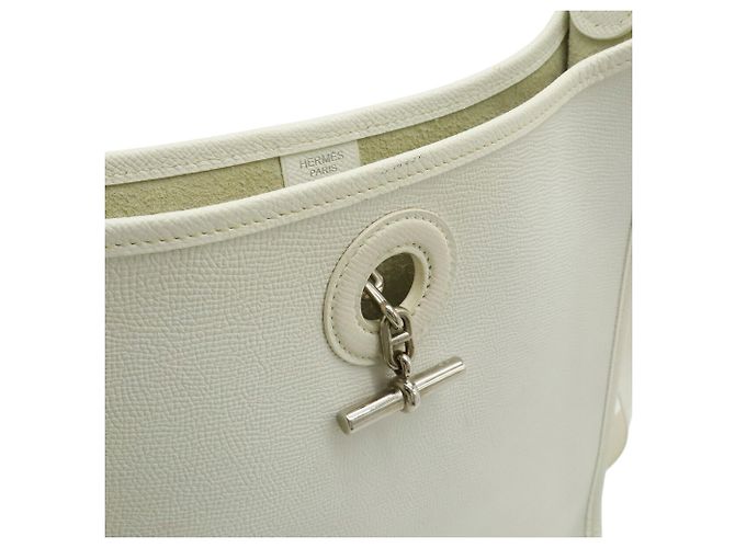 Borsa a Spalla Vespa PM Hermès Bianco - vista 10
