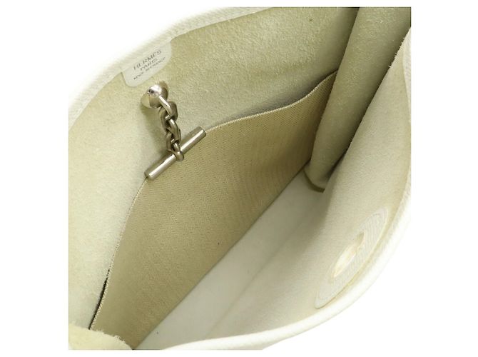 Borsa a Spalla Vespa PM Hermès Bianco - vista 7