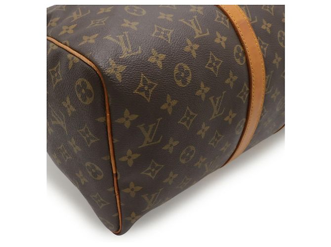Borsa Boston Keepall 45 Monogram Louis Vuitton Marrone - vista 4