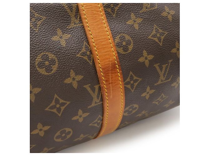 Borsa Boston Keepall 45 Monogram Louis Vuitton Marrone - vista 5