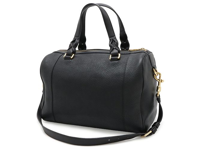 Borsa Loewe Fusta 31 in pelle nera Nero - vista 3