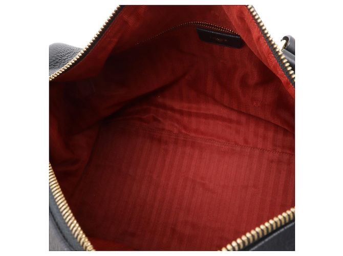 Borsa Loewe Fusta 31 in pelle nera Nero - vista 9