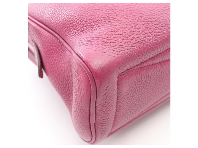 Borsa Hermès Victoria Elan 38 Rosa - vista 7