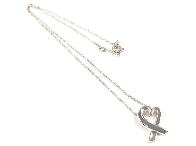 Tiffany & Co Collana Tiffany Loving Heart Paloma Picasso Argento - vista 3