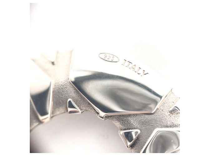 Tiffany & Co Collana Tiffany Atlas Circle Nero Argento - vista 5