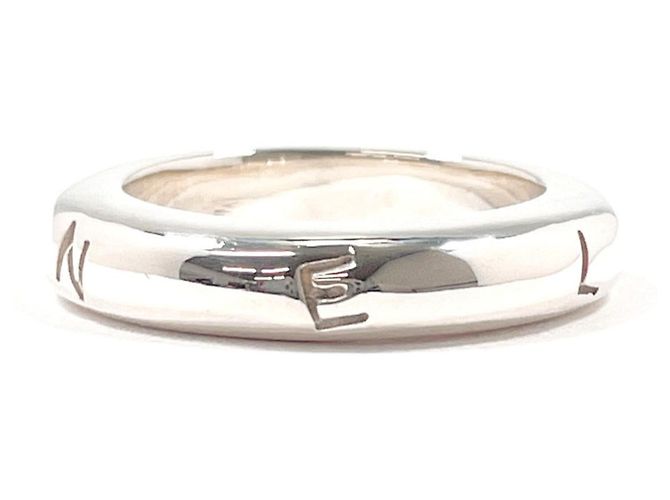 Timeless Anello Vintage Logo Chanel in Argento 925 - vista 2