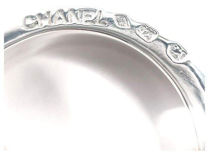 Timeless Anello Vintage Logo Chanel in Argento 925 - vista 3