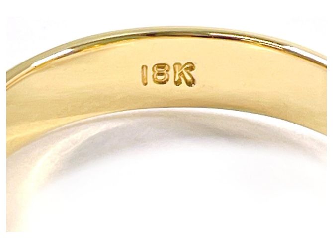 18K Gelbgoldring mit Saphir von Tiffany & Co. Blau Golden - Ansicht 5