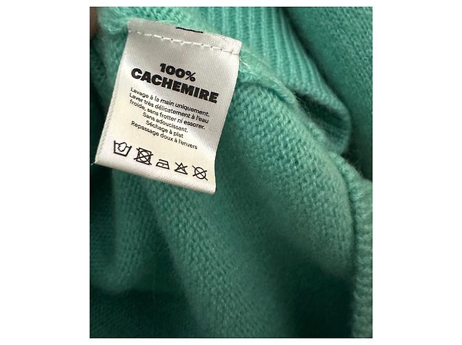 Autre Marque Future Cardigan aus grünem Kaschmir XS - Ansicht 4