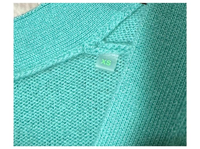 Autre Marque Future Cardigan aus grünem Kaschmir XS - Ansicht 5