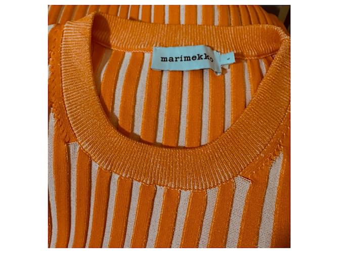 Marimekko Pullover Rundhals Orange - Ansicht 5