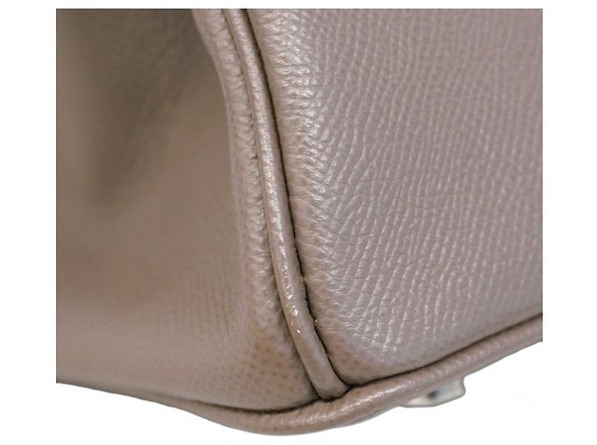 Borsa Hermès Birkin 30 in Etain Grigio - vista 6