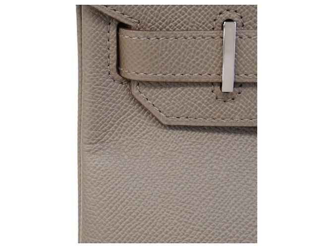 Borsa Hermès Birkin 30 in Etain Grigio - vista 8