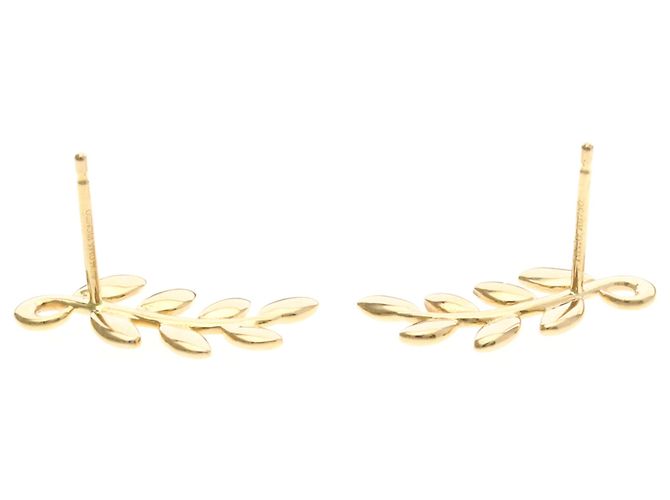Tiffany & Co Tiffany Olivenblatt Ohrstecker Golden - Ansicht 5
