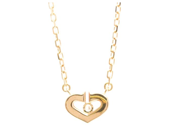 Collana in diamante Cartier C Heart 1P D'oro - vista 2