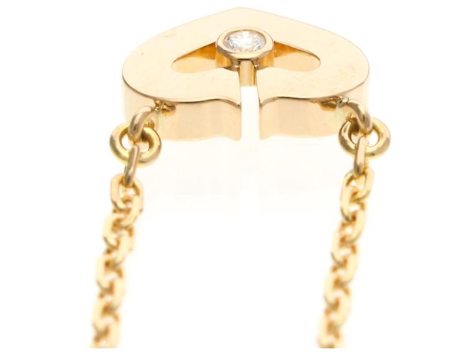 Collana in diamante Cartier C Heart 1P D'oro - vista 6