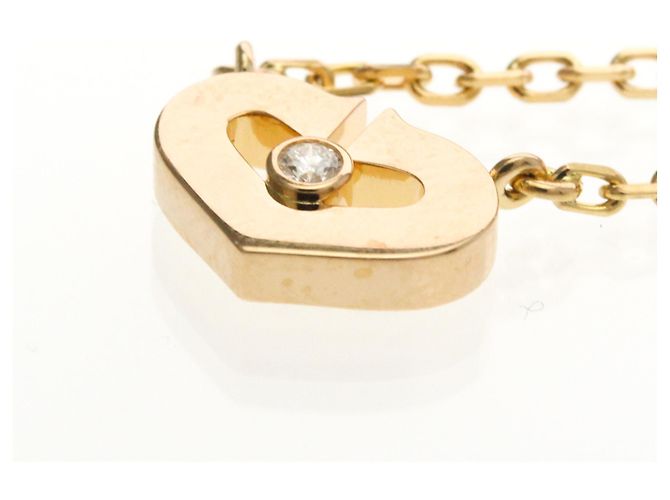 Collana in diamante Cartier C Heart 1P D'oro - vista 7
