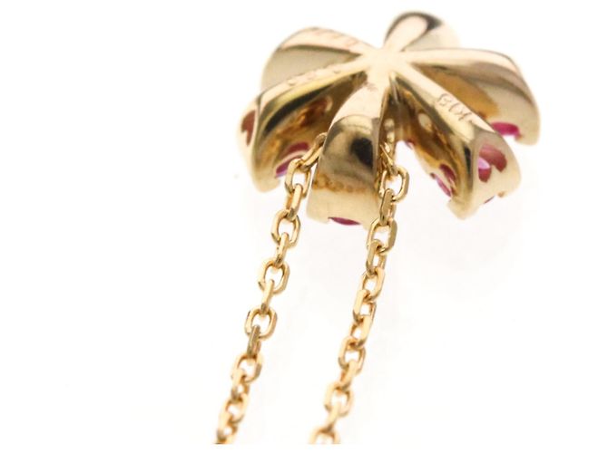 Autre Marque Collana Pendente Fiore in Oro Rosa 18K Ponte Vecchio D'oro - vista 8