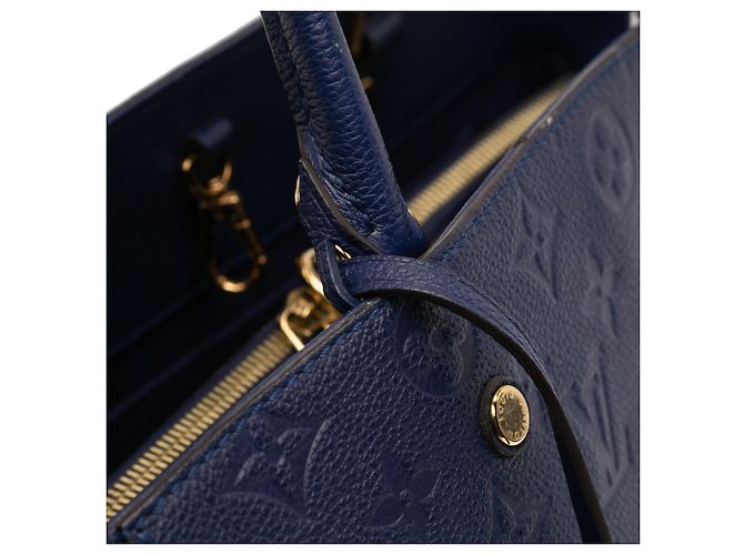Louis Vuitton Blue Monogram Empreinte Montaigne GM Navy blue - view 10