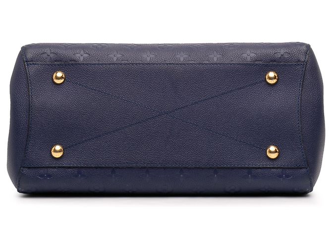 Louis Vuitton Blue Monogram Empreinte Montaigne GM Navy blue - view 3