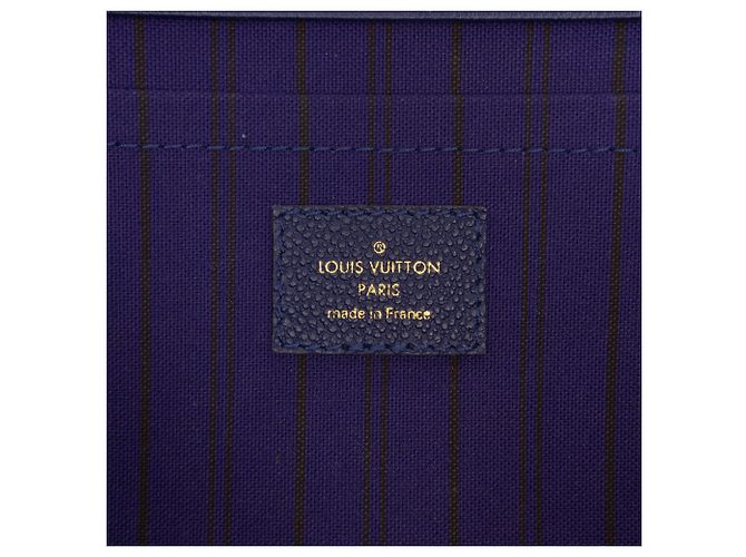 Louis Vuitton Blue Monogram Empreinte Montaigne GM Navy blue - view 5