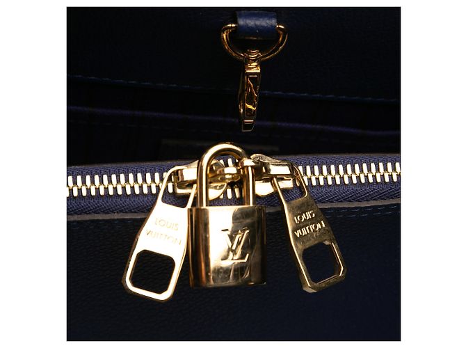Louis Vuitton Blue Monogram Empreinte Montaigne GM Navy blue - view 7