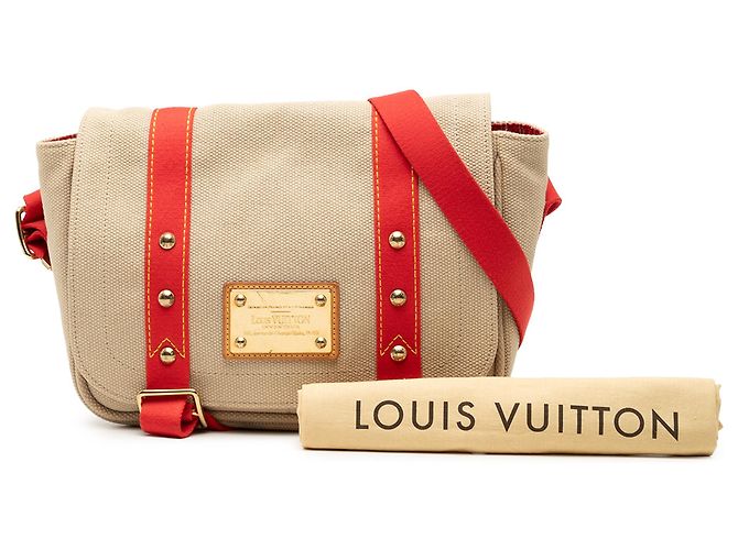 Louis Vuitton Brown Antigua Besace PM Braun Beige - Ansicht 8