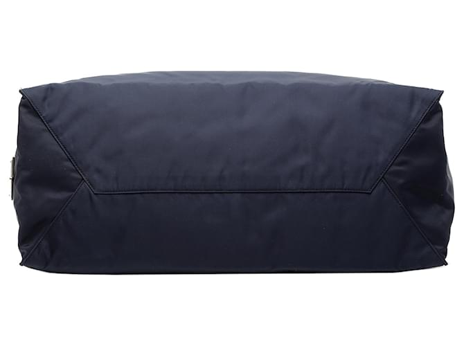 Prada Blaue Tessuto Tote Marineblau - Ansicht 3