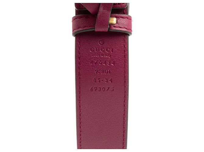 Belt bag in velluto matelassé GG Marmont viola di Gucci Porpora - vista 7