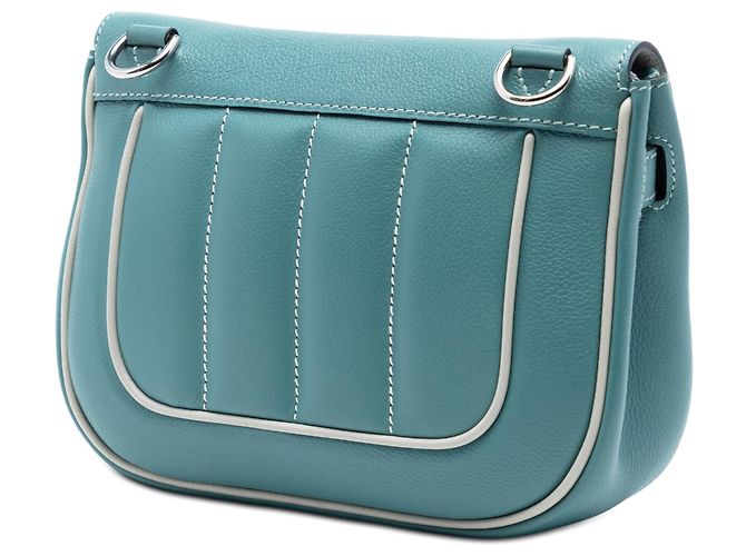 Hermès Blu Mini Evercolor Berline 21 Grigio - vista 2