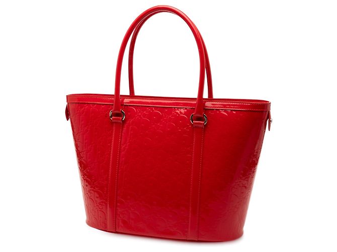 Rote Diorissimo Trotter Lack-Tote - Ansicht 2
