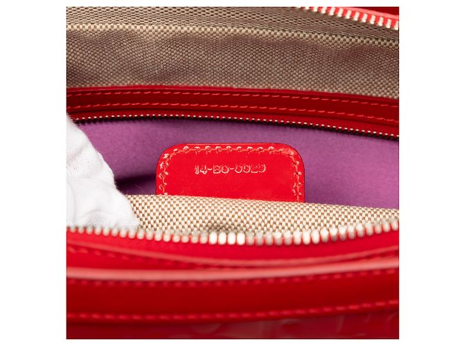 Rote Diorissimo Trotter Lack-Tote - Ansicht 6