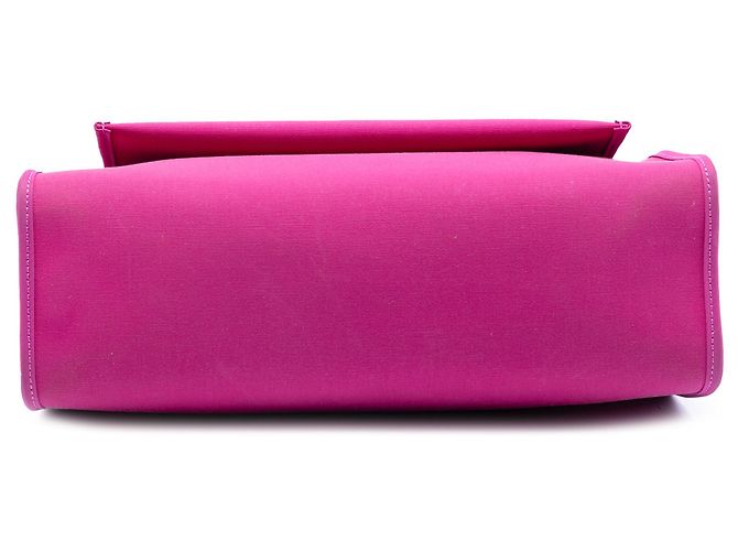 Hermès Borsa Herbag Zip 31 in Tela Rosa Blu scuro - vista 3