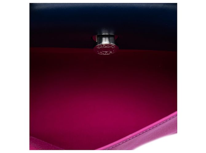 Hermès Borsa Herbag Zip 31 in Tela Rosa Blu scuro - vista 4
