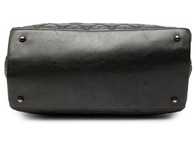 Chanel Nero Piccola Tote in Pelle Trapuntata con Catena Me - vista 3