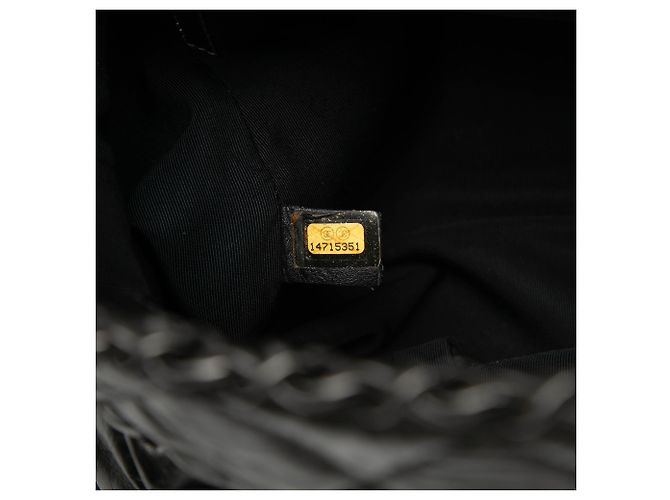 Chanel Nero Piccola Tote in Pelle Trapuntata con Catena Me - vista 6