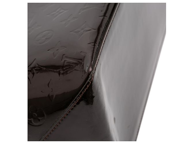 Louis Vuitton Borsa Wilshire GM in Vernis Monogram Rosso Bordò - vista 8