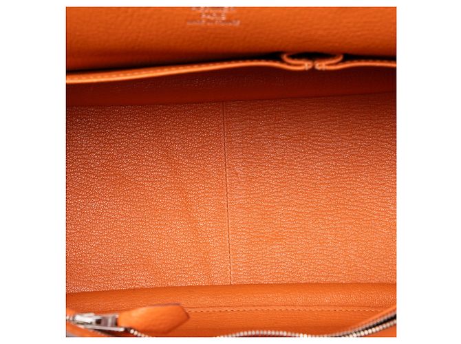 Hermès Arancione Clemence Jypsiere 34 - vista 4