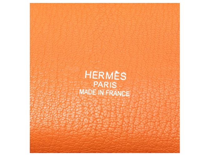 Hermès Arancione Clemence Jypsiere 34 - vista 5