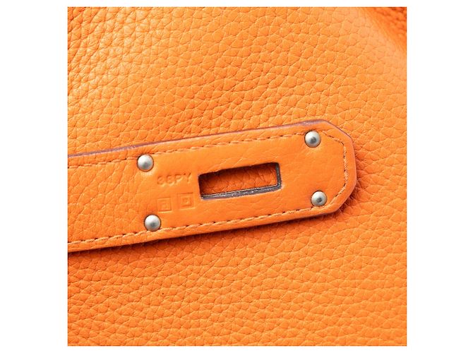 Hermès Arancione Clemence Jypsiere 34 - vista 6